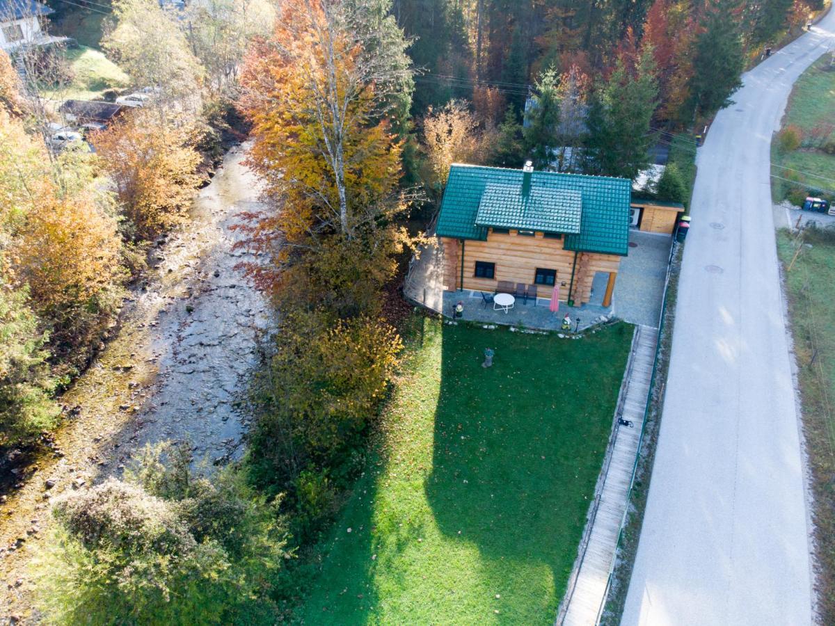 Ferienwohnungen Blockhaus - Zwergenhaeusl Grünau im Almtal Esterno foto